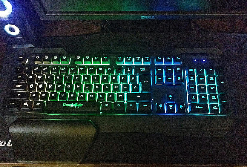 Cosmic Byte Galactic RGB Membrane Gaming Keyboard - Customer Photo From Saral