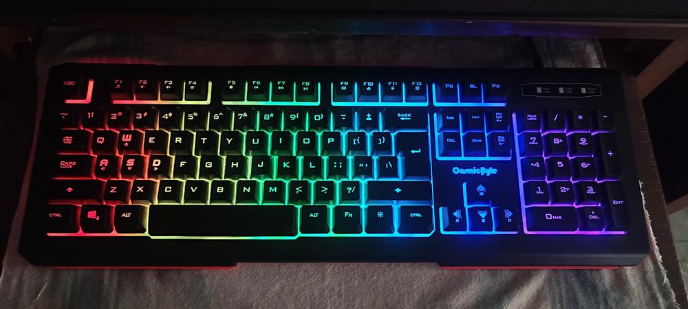 Cosmic Byte Corona Membrane Gaming Keyboard - Customer Photo From Swastik