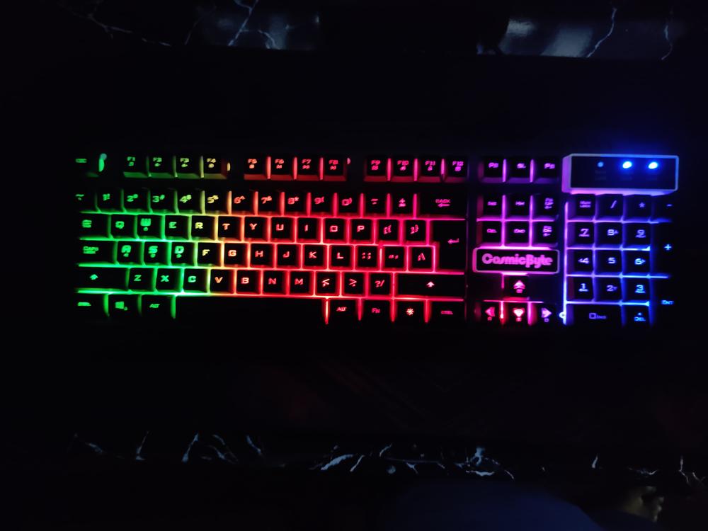 Cosmic Byte Titan Membrane Gaming Keyboard - Customer Photo From Abhi Mondal