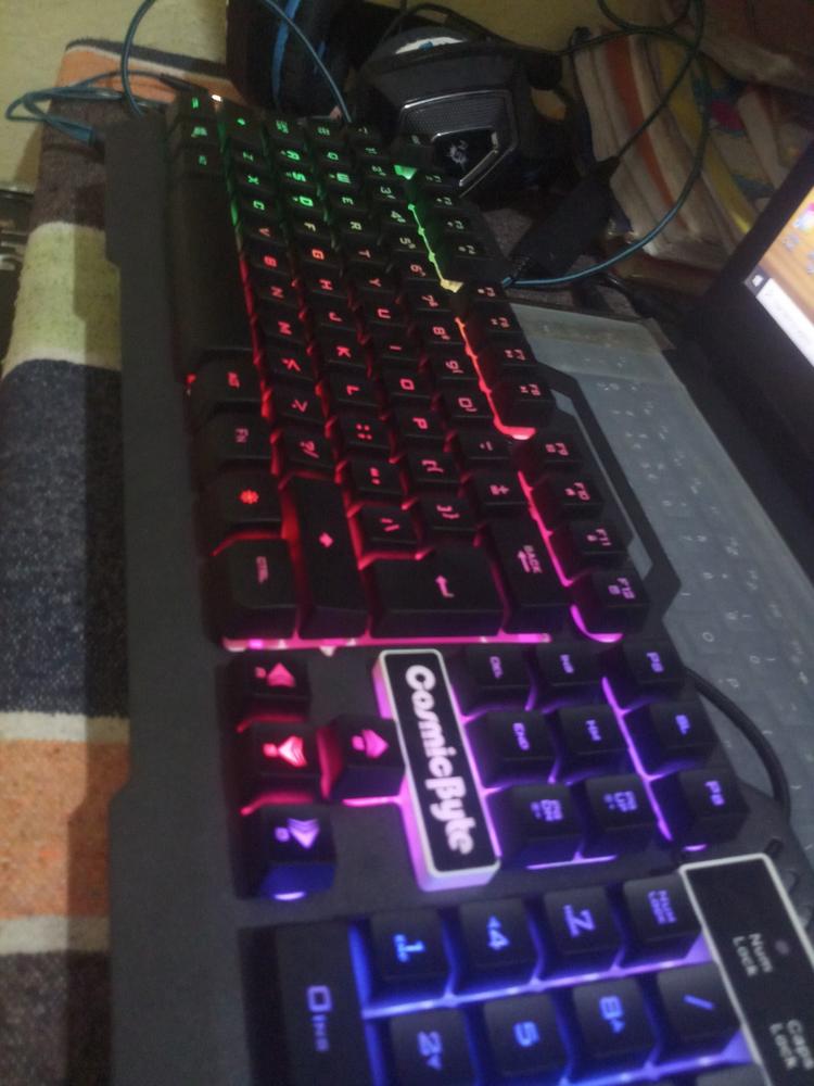 Cosmic Byte Titan Membrane Gaming Keyboard - Customer Photo From Deepesh Rathore