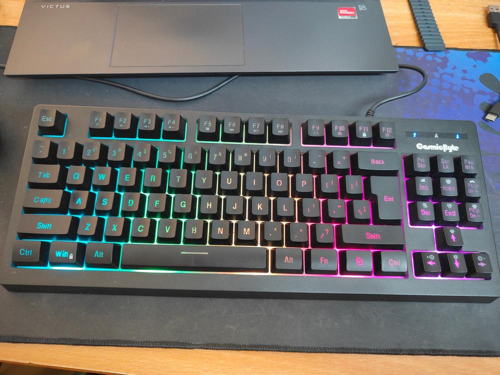 Cosmic Byte Veritas Membrane Gaming Keyboard - Customer Photo From Divij Dudeja