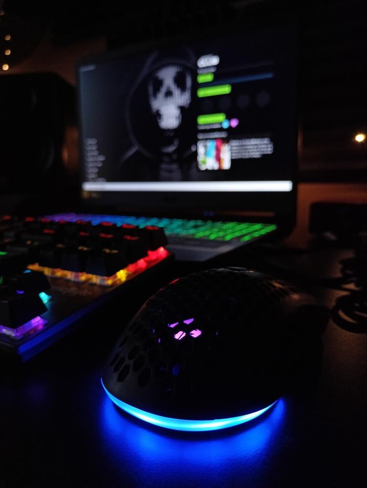 Cosmic Byte Orcus RGB Honeycomb Gaming Mouse - Customer Photo From Souptik B.