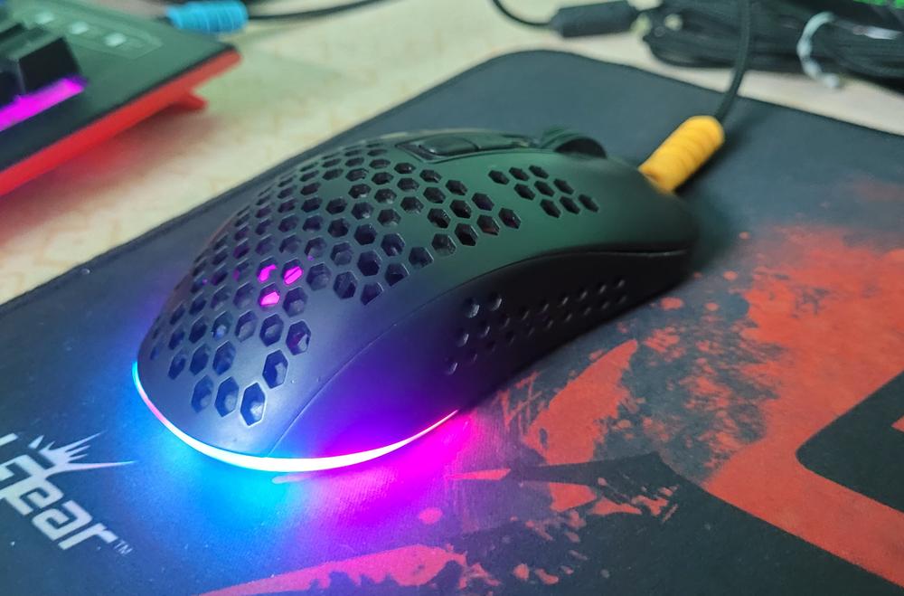 Cosmic Byte Orcus RGB Honeycomb Gaming Mouse New Upgraded 2023 Edition - Customer Photo From Arnav Sinha