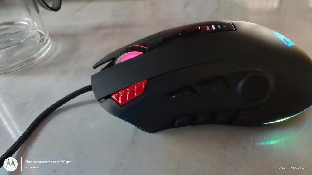 Cosmic Byte Equinox Gamma 12 Button Gaming Mouse - Customer Photo From SHREYAS S.