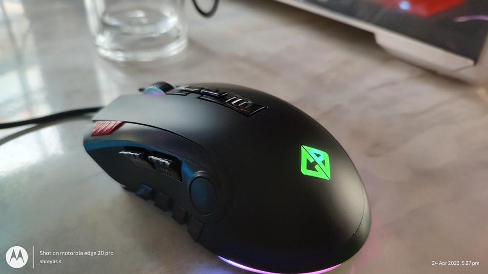 Cosmic Byte Equinox Gamma 12 Button Gaming Mouse - Customer Photo From SHREYAS S.