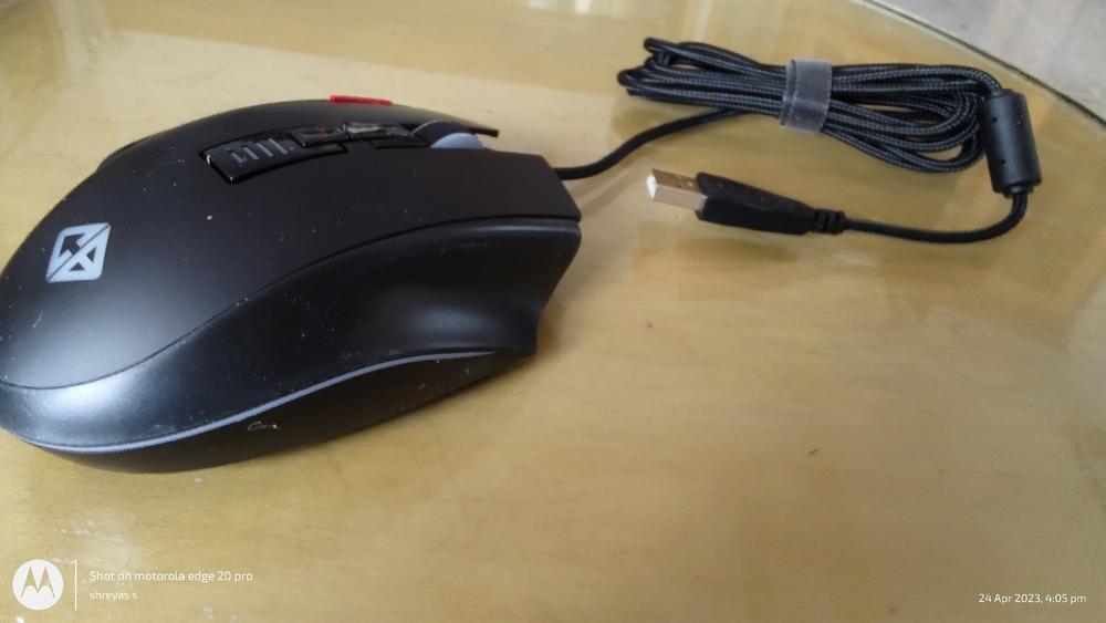 Cosmic Byte Equinox Gamma 12 Button Gaming Mouse - Customer Photo From SHREYAS S.