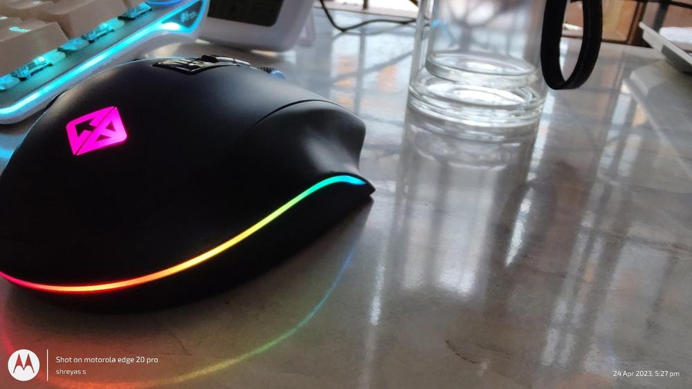 Cosmic Byte Equinox Gamma 12 Button Gaming Mouse - Customer Photo From SHREYAS S.