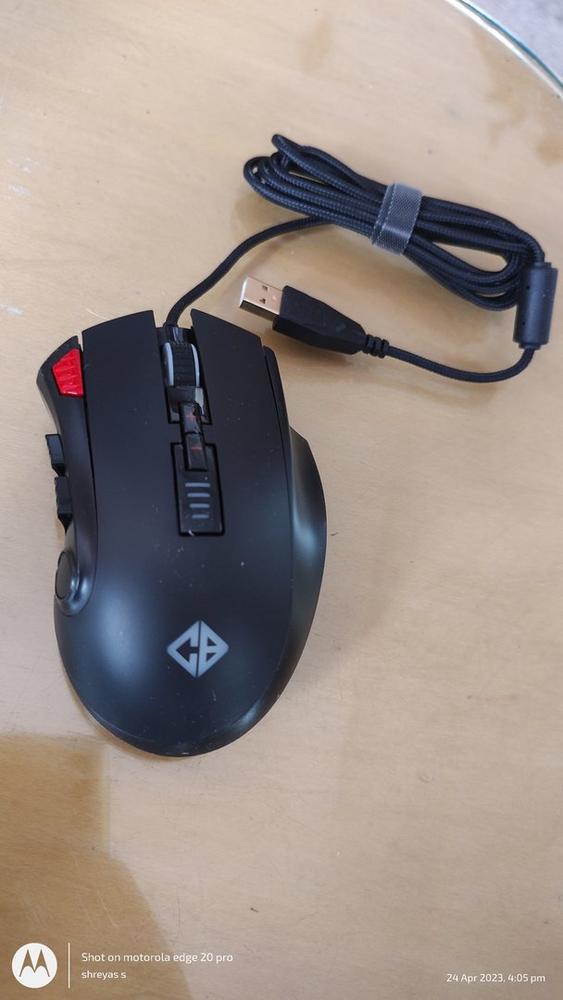 Cosmic Byte Equinox Gamma 12 Button Gaming Mouse - Customer Photo From SHREYAS S.