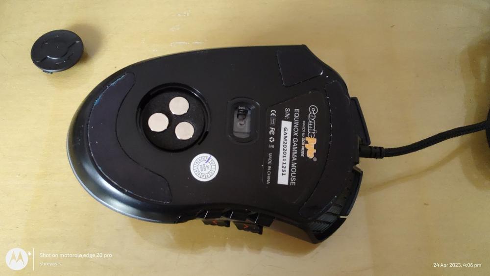 Cosmic Byte Equinox Gamma 12 Button Gaming Mouse - Customer Photo From SHREYAS S.