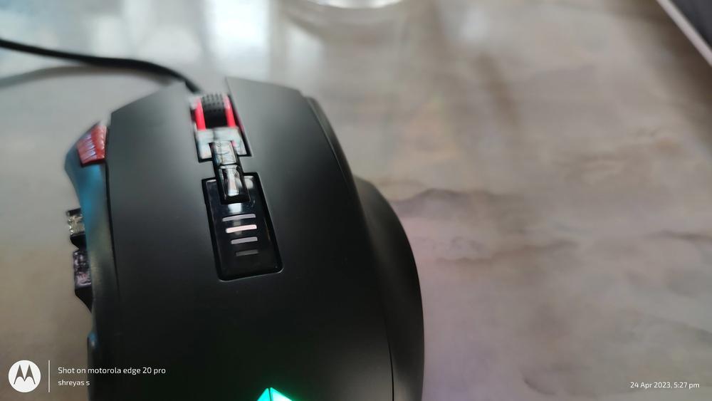 Cosmic Byte Equinox Gamma 12 Button Gaming Mouse - Customer Photo From SHREYAS S.