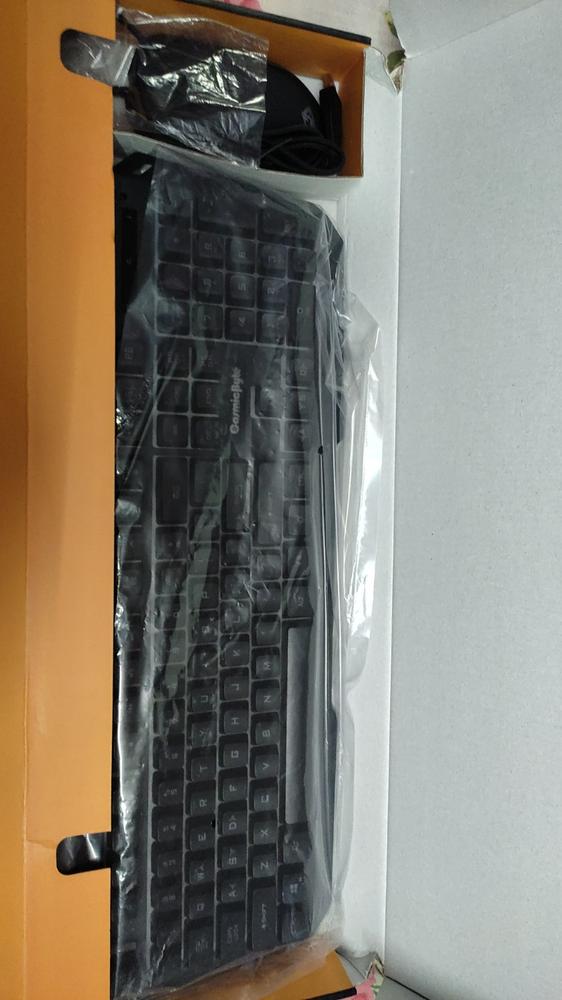 Cosmic Byte DragonFly Gaming Keyboard and Mouse Combo Upgraded with Software Support - Customer Photo From Ziyad Solkar