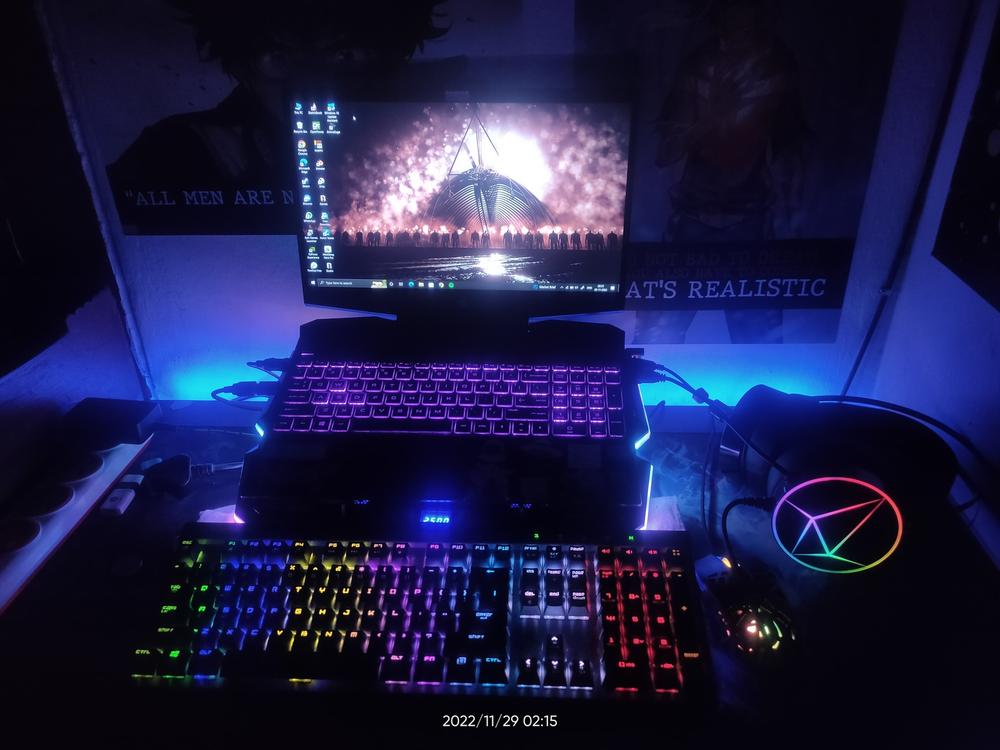 Certified Refurbished Cosmic Byte Black Eye RGB Mechanical Gaming Keyboard - Brown Switch - Customer Photo From Boney M.