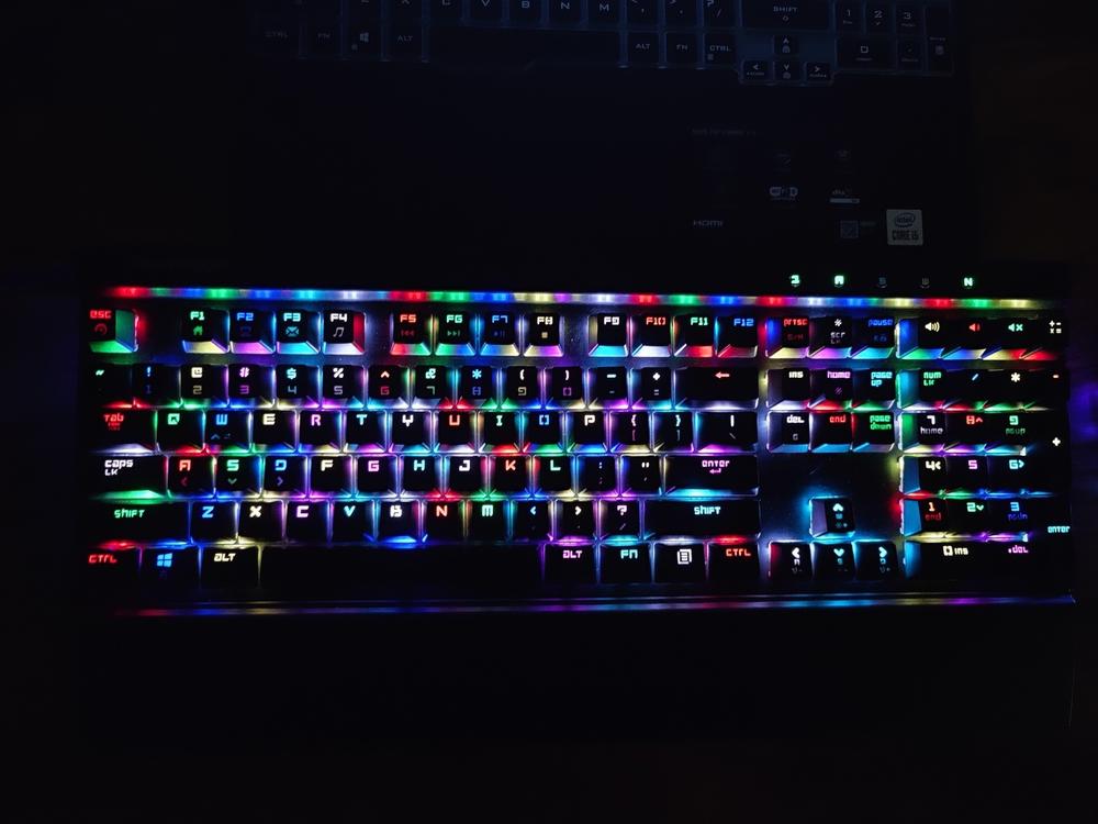 Certified Refurbished Cosmic Byte Black Eye RGB Mechanical Gaming Keyboard - Brown Switch - Customer Photo From Abinash S.