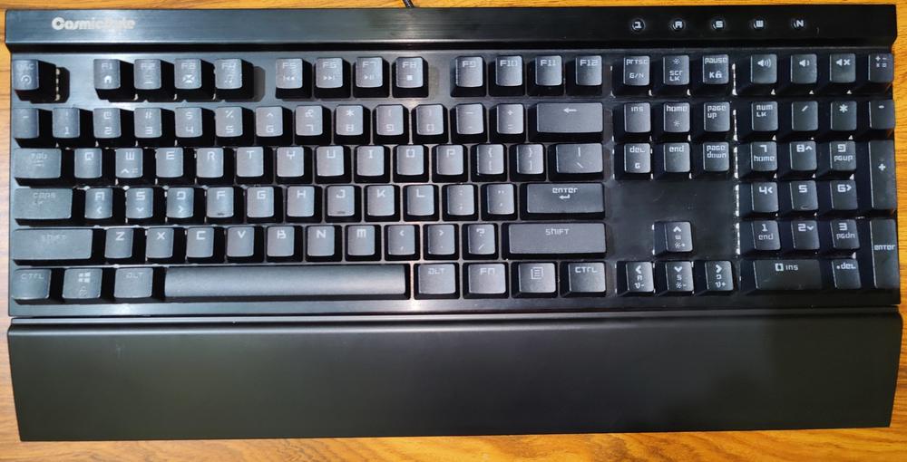 Certified Refurbished Cosmic Byte Black Eye RGB Mechanical Gaming Keyboard - Brown Switch - Customer Photo From Abinash S.