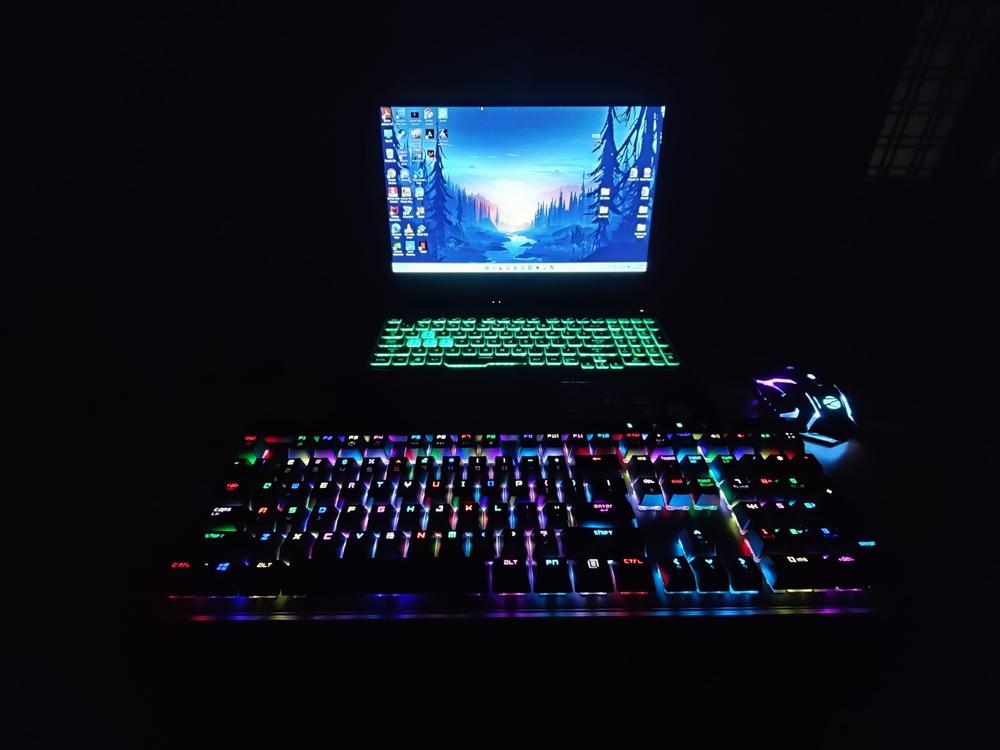Certified Refurbished Cosmic Byte Black Eye RGB Mechanical Gaming Keyboard - Brown Switch - Customer Photo From Abinash S.