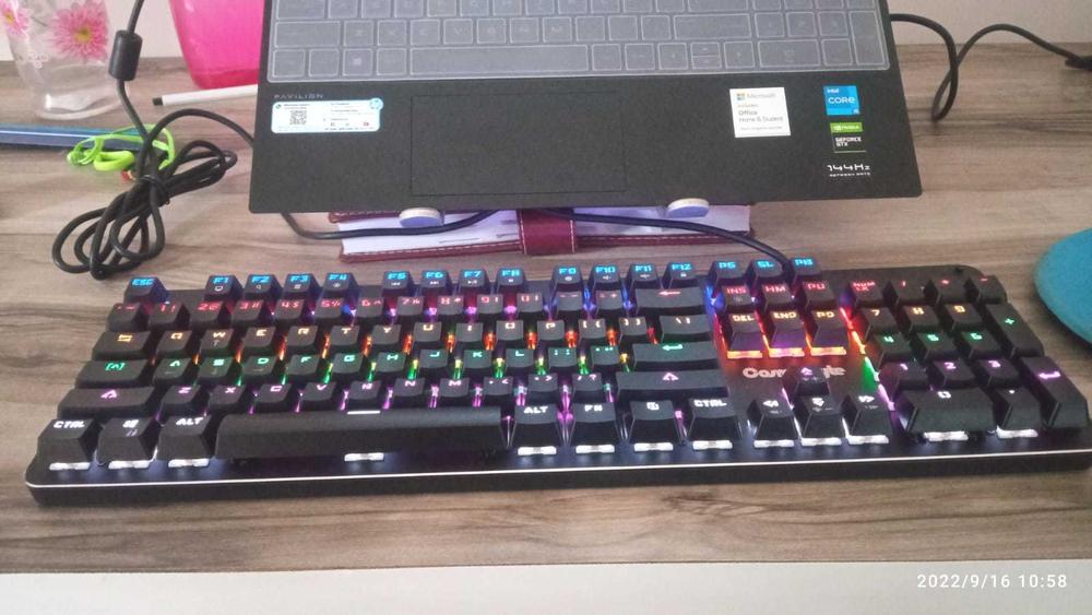 Certified Refurbished Cosmic Byte Neon Mechanical Gaming Keyboard - Brown Switch - Customer Photo From Pratish M.