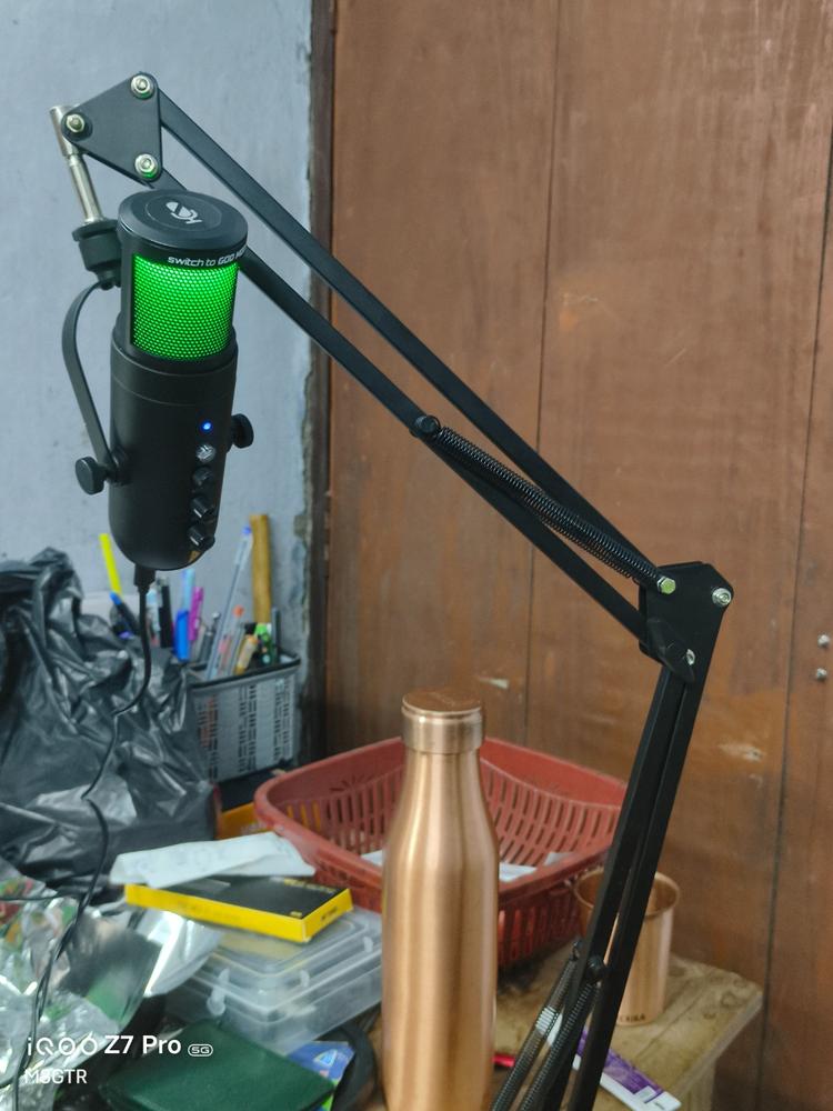 Cosmic Byte Deimos RGB Cardioid Microphone - Customer Photo From Pritam Pradhan
