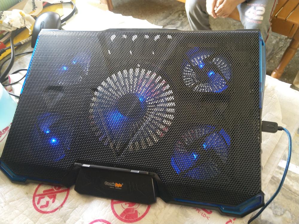 Cosmic Byte Asteroid Laptop Cooling Pad-Blue - Customer Photo From akshay r.