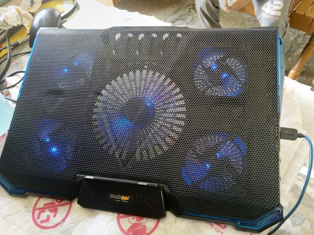 Cosmic Byte Asteroid Laptop Cooling Pad-Blue - Customer Photo From akshay r.