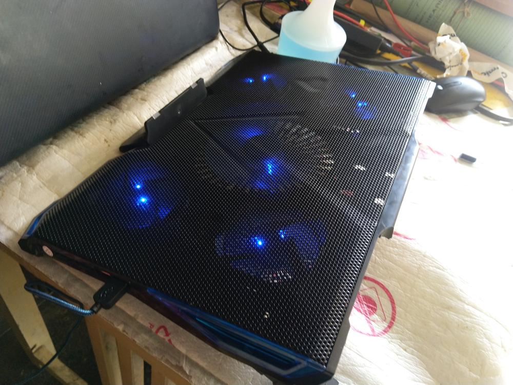 Cosmic Byte Asteroid Laptop Cooling Pad-Blue - Customer Photo From akshay r.