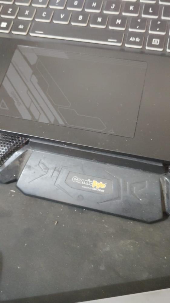 Certified Refurbished Cosmic Byte Asteroid Cooling Pad with 5 Fans - Customer Photo From Tejas