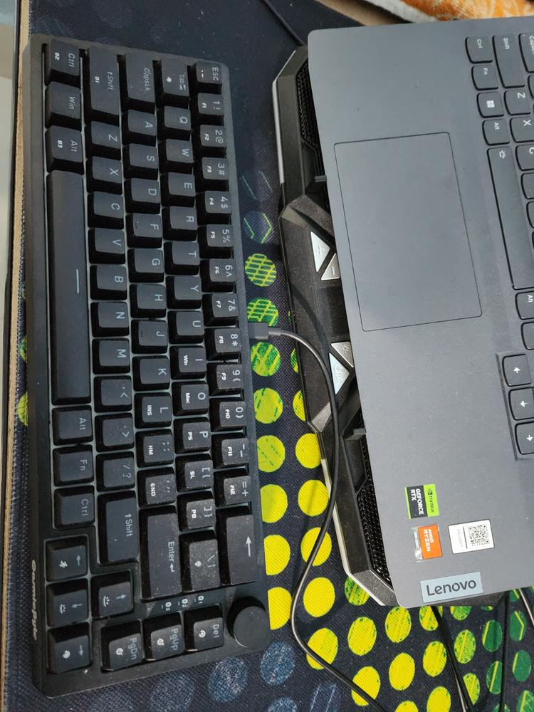 Certified Refurbished Cosmic Byte CB-GK-33 Astra Hot-Swappable Mechanical Wired & Bluetooth Keyboard with Per Key RGB and Software - Customer Photo From DIPANKAR DEKA