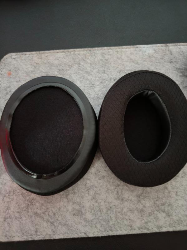 Cosmic Byte Hades Breathable Fabric Ear Cushion Add-on (Pack of 2/L&R) - Customer Photo From Karmvir Singh