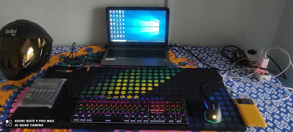 Cosmic Byte HyperGiant Control Type Gaming Mousepad - Customer Photo From Lalit C.
