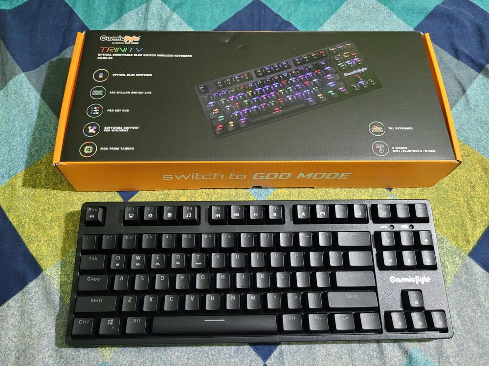 Cosmic Byte Trinity Optical Swappable Switch Keyboard - Customer Photo From Ashutosh Mishra
