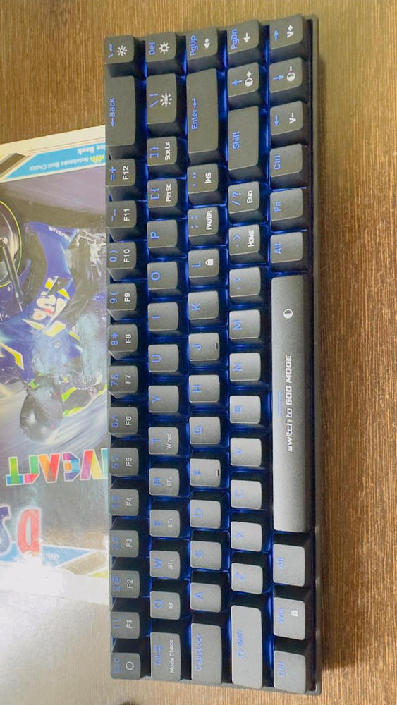 Cosmic Byte CB-GK-40 Artemis Wired + Wireless + Bluetooth 68 Key Per Key RGB Mechanical Gaming Keyboard - Customer Photo From Abhi Ram