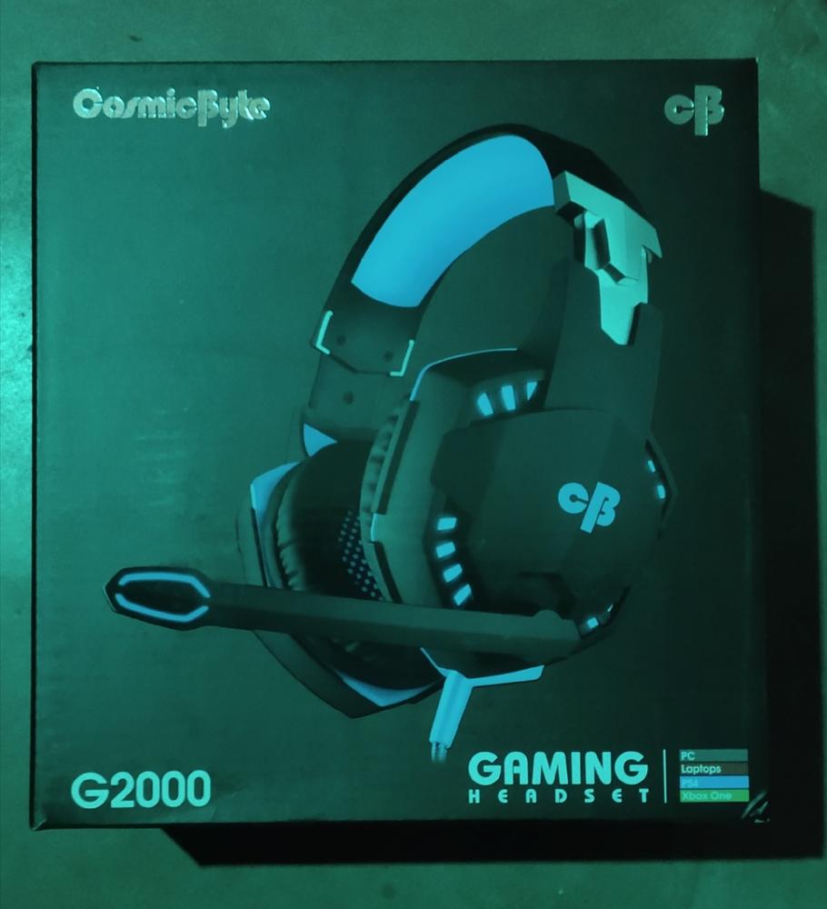 Cosmic Byte G2000 Edition (Blue, Rubberized Texture) - Customer Photo From Sanjay R.