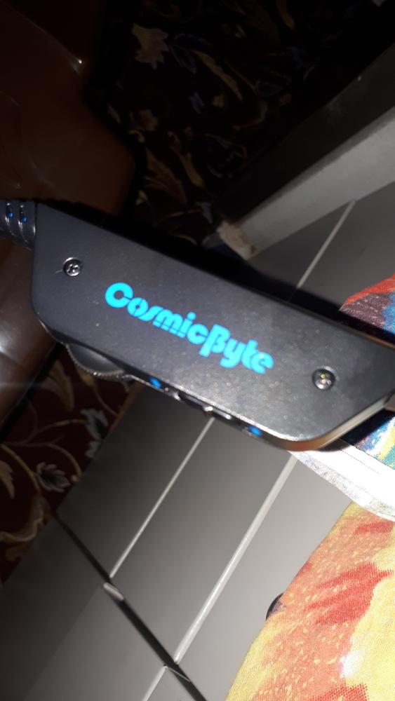 Cosmic Byte G4000 Edition Headphone with Mic(Blue) - Customer Photo From Rayyan b.