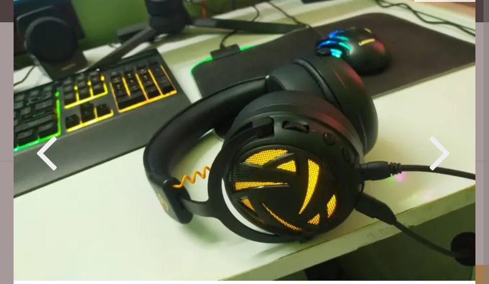 Cosmic Byte Equinox Neutrino Wired Gaming Headset with Dolby Atmos - Customer Photo From Rishab