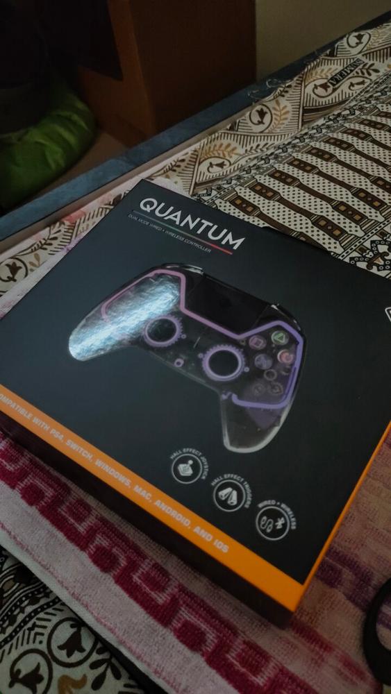 Cosmic Byte Quantum Dual Mode Bluetooth + Wired Controller for PS4, PC, iOS, Android, Switch, Hall effect Triggers and Joystick - Customer Photo From Aniket K