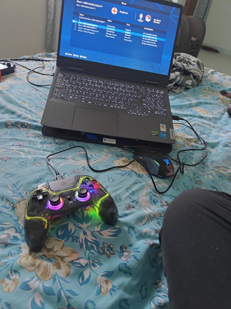 Cosmic Byte Quantum Dual Mode Bluetooth + Wired Controller for PS4, PC, iOS, Android, Switch, Hall effect Triggers and Joystick - Customer Photo From Shuvanshu Malviya