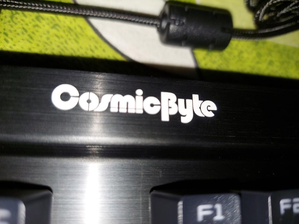 Cosmic Byte CB-GK-03 Black Eye Wired Aluminium Mechanical Keyboard (Black)- Blue Switch - Customer Photo From Sai M.