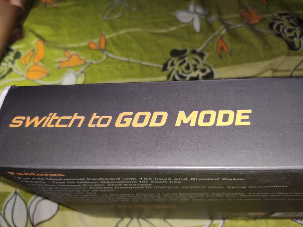 Cosmic Byte CB-GK-03 Black Eye Wired Aluminium Mechanical Keyboard (Black)- Blue Switch - Customer Photo From Sai M.