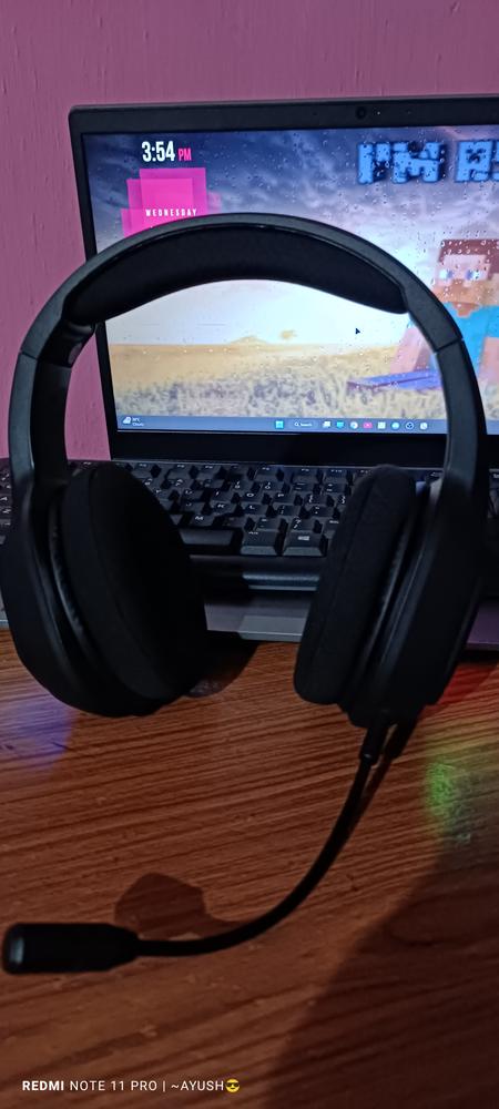 Cosmic Byte Immortal 2.4Ghz Wireless + Bluetooth + Wired Headphone (Black) - Customer Photo From Ayush Pani