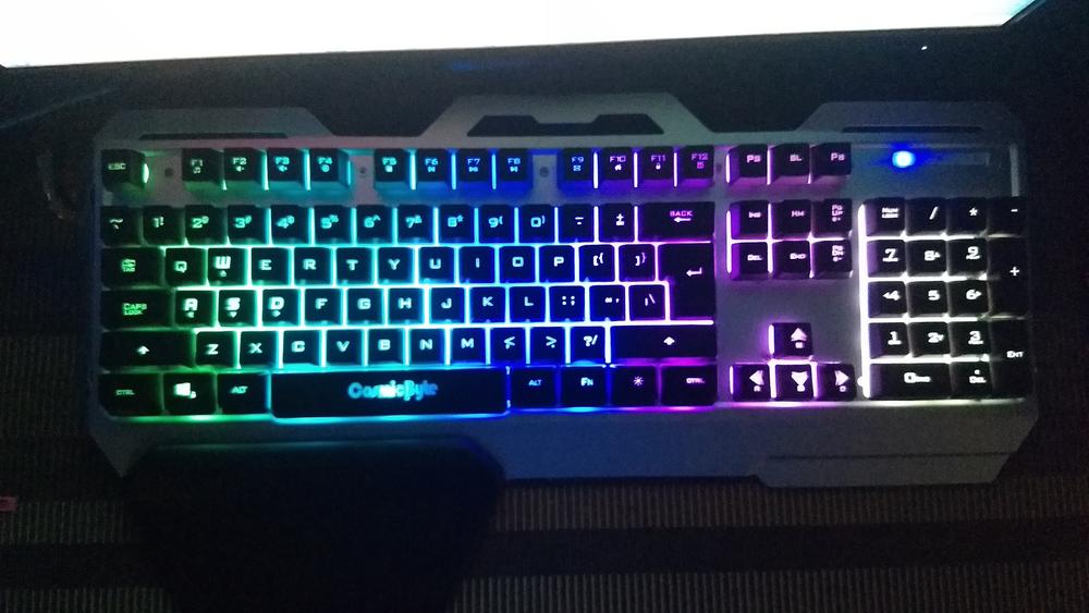 Cosmic Byte CB-GK-06 Galactic Wired Gaming Keyboard (Black/Silver) - Customer Photo From Jenish G.