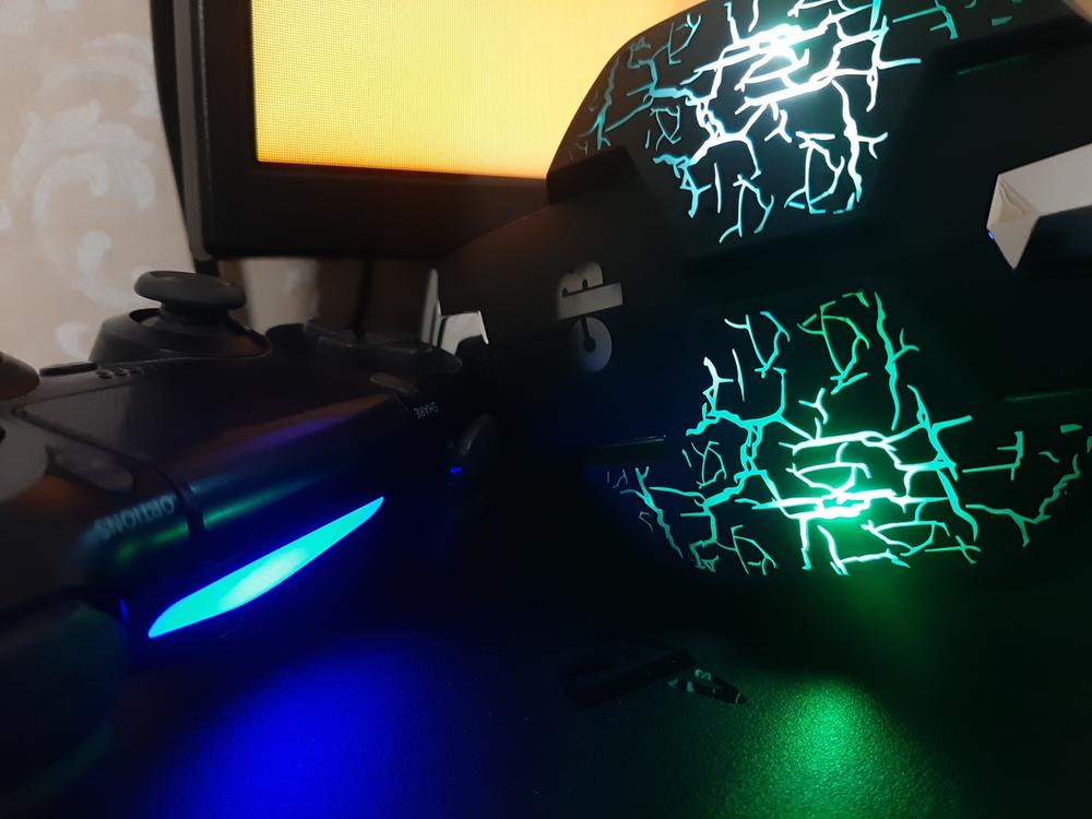 Cosmic Byte G1500 7.1 Channel USB Headset for PC with RGB LED Lights (Black/Red) - Customer Photo From Suyash A.