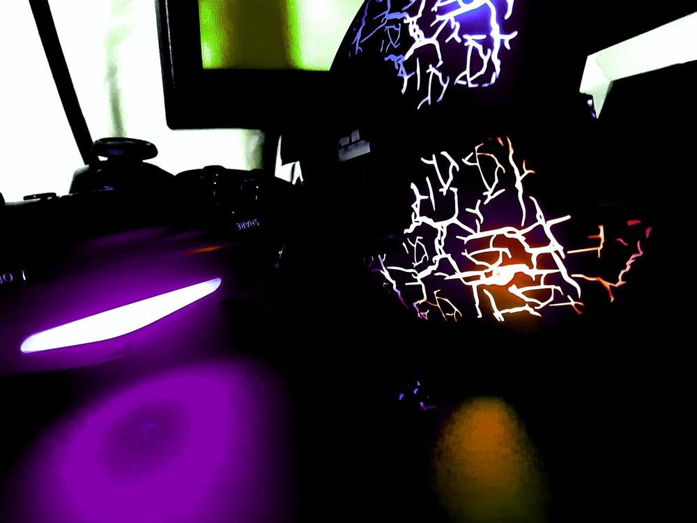 Cosmic Byte G1500 7.1 Channel USB Headset for PC with RGB LED Lights (Black/Red) - Customer Photo From Suyash A.