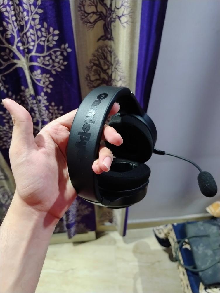 Cosmic Byte Inferno 2.4Ghz Wireless + Bluetooth + Wired Headphone (Black) - Customer Photo From Rishabh Sharma