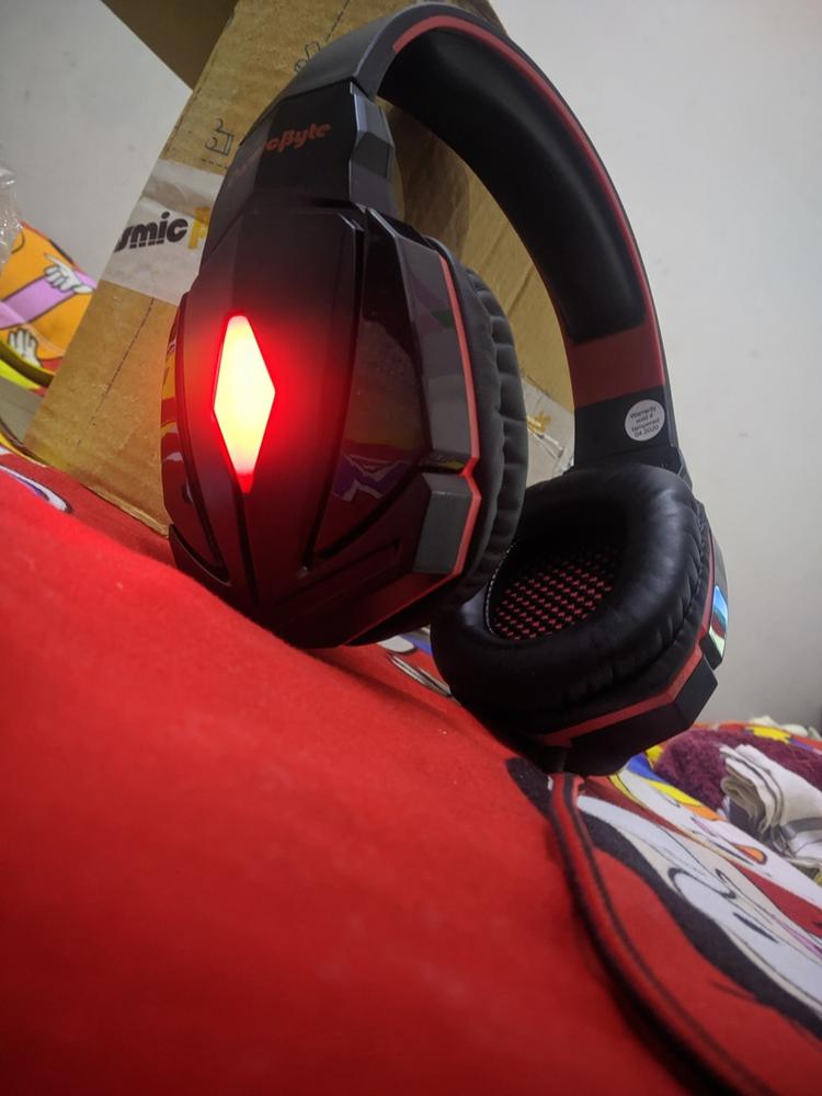 Cosmic Byte G4000 Edition Headphone with Mic (Red) - Customer Photo From Rockstar R.