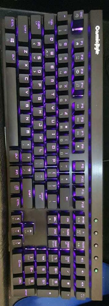 Cosmic Byte CB-GK-11 Black Eye Mechanical Keyboard, Real RBG Backlit with Effects - Brown Switch - Customer Photo From Crystal S.