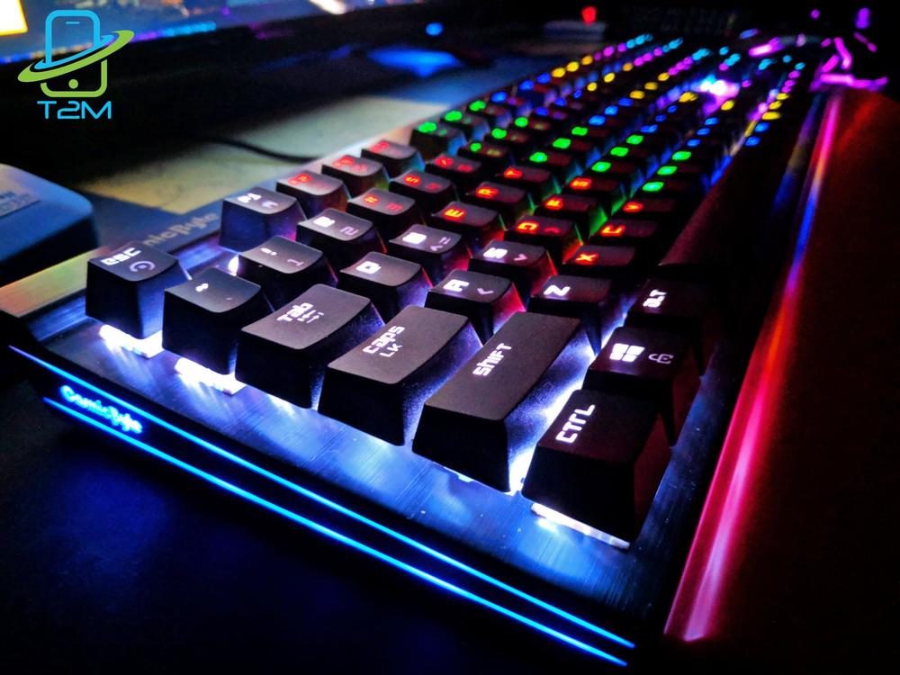 Cosmic Byte CB-GK-11 Black Eye Mechanical Keyboard, Real RBG Backlit with Effects - Brown Switch - Customer Photo From Vishu M.