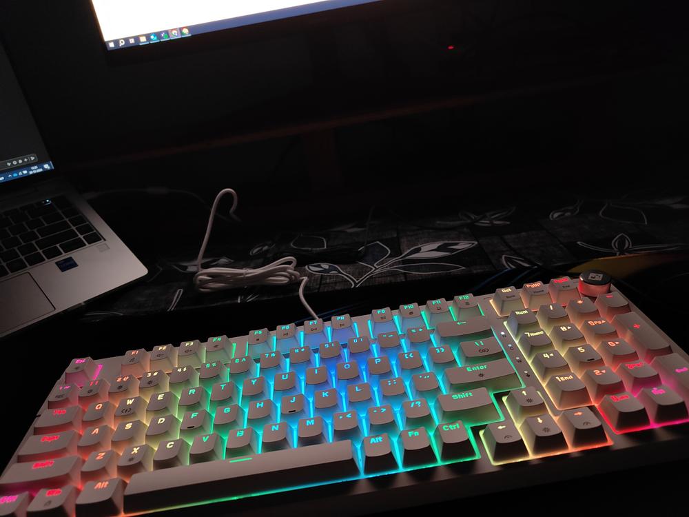 Cosmic Byte Phantom Gasket Mechanical Wired Swappable Keyboard with PreLubed Switches - Customer Photo From Sharad Tiwari 