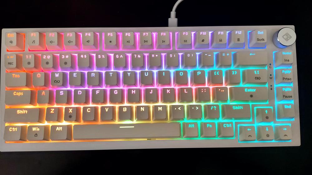 Cosmic Byte Phantom TKL Gasket Mechanical Wired Swappable Keyboard with PreLubed Switches - Customer Photo From Jay