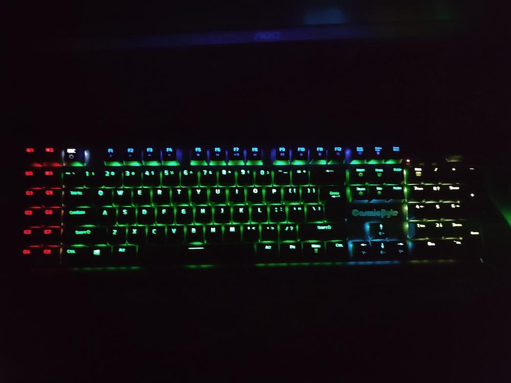 Cosmic Byte CB-GK-24 Equinox Alturas Mechanical Keyboard with Upgraded with Swappable Outemu Blue Switches (Black) - Customer Photo From MUNJAL DHAROD