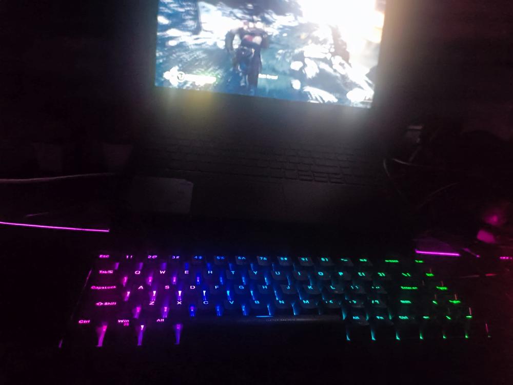 Certified Refurbished Cosmic Byte Artemis 68 Key Per Key RGB Mechanical Gaming Keyboard (Non-Swappable) - Customer Photo From Vikas Rawat
