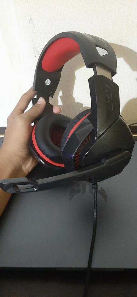 Cosmic Byte H3 Gaming Headphone with Mic (Red) - Customer Photo From Yugal D.